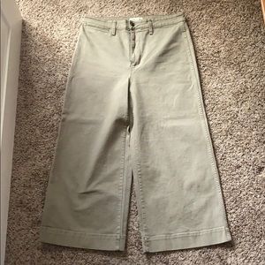 Madewell Emmett Wide Leg Crop Pants